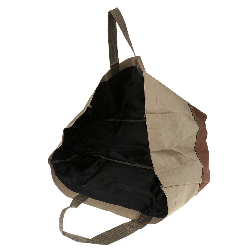 Premium Large Firewood Log Carrier Tote Bag Pack for Fireplace & Fire Stoves