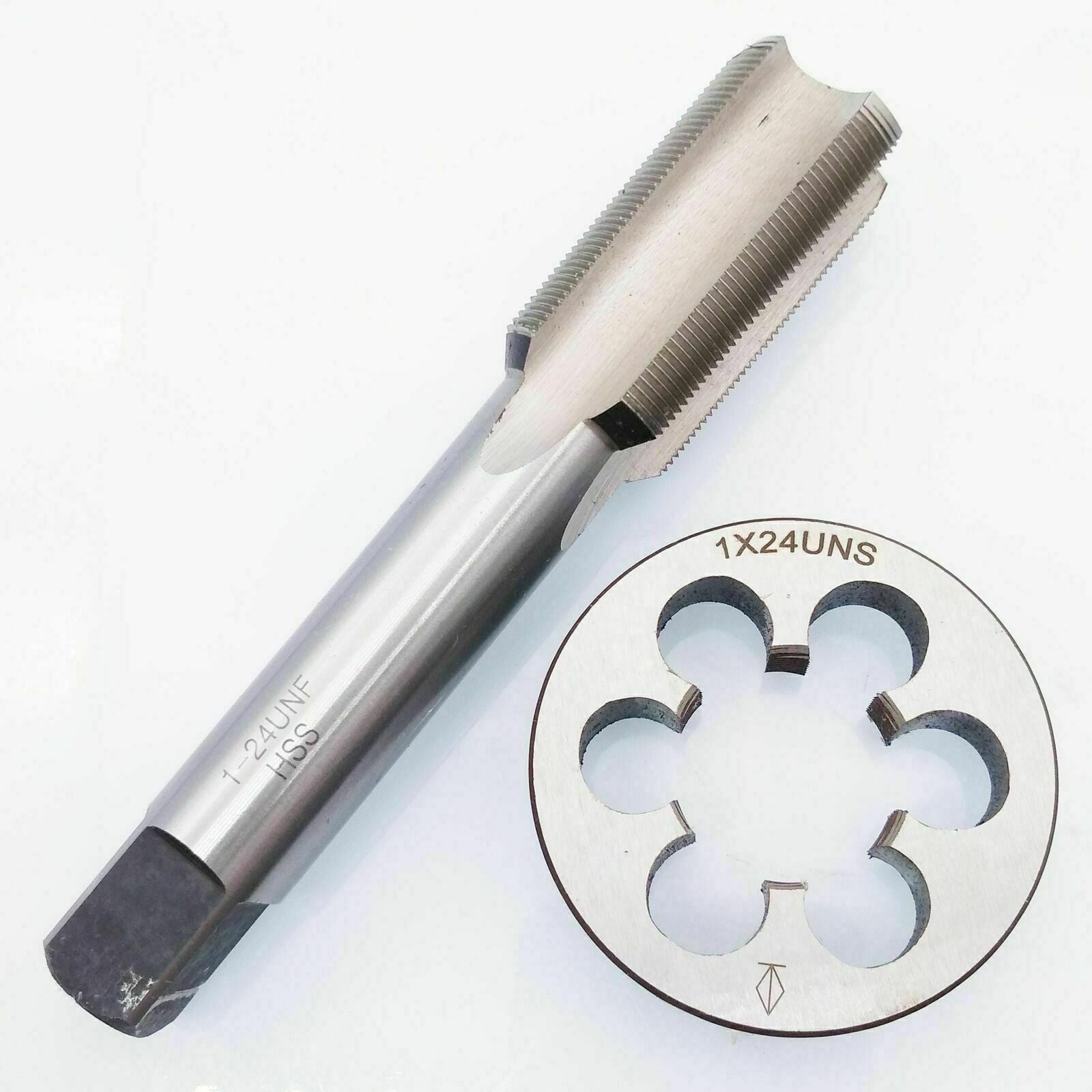 New 1"-24 UNEF HSS Right Hand Thread Tap and Die Set 1"-24