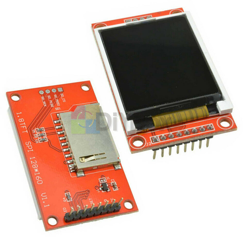5PCS 1.8inch LCD Display 128x160 TFT SPI SD Card Module AVR PIC ARM STM32 ST7735