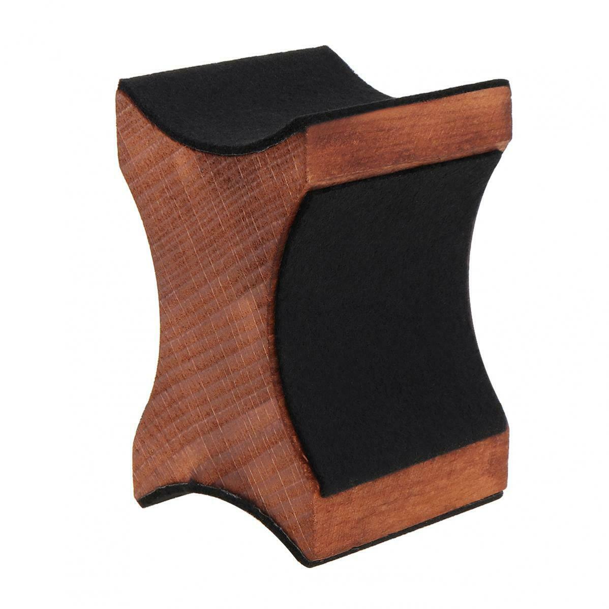 Violin Guitar Neck Rest Support Wood Base Luthier Repair Tool 2 Usage Height