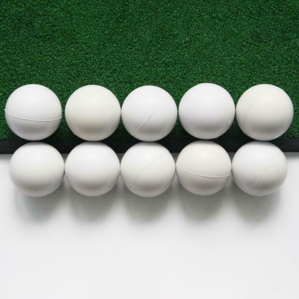 10 Pack Lightweight PU Soft Golf Balls for Indoor Driving Range Practice