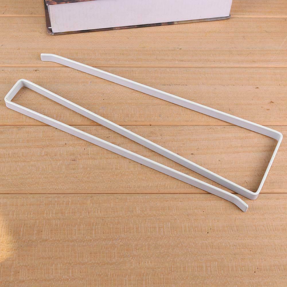 Kitchen Cabinet Door Rack Toilet Paper Towel Shelf Household Organizer @