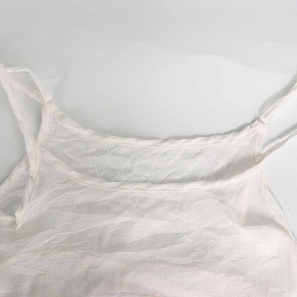 Summer Cotton Loose Big Size Women's Dress One-Piece Dress M White
