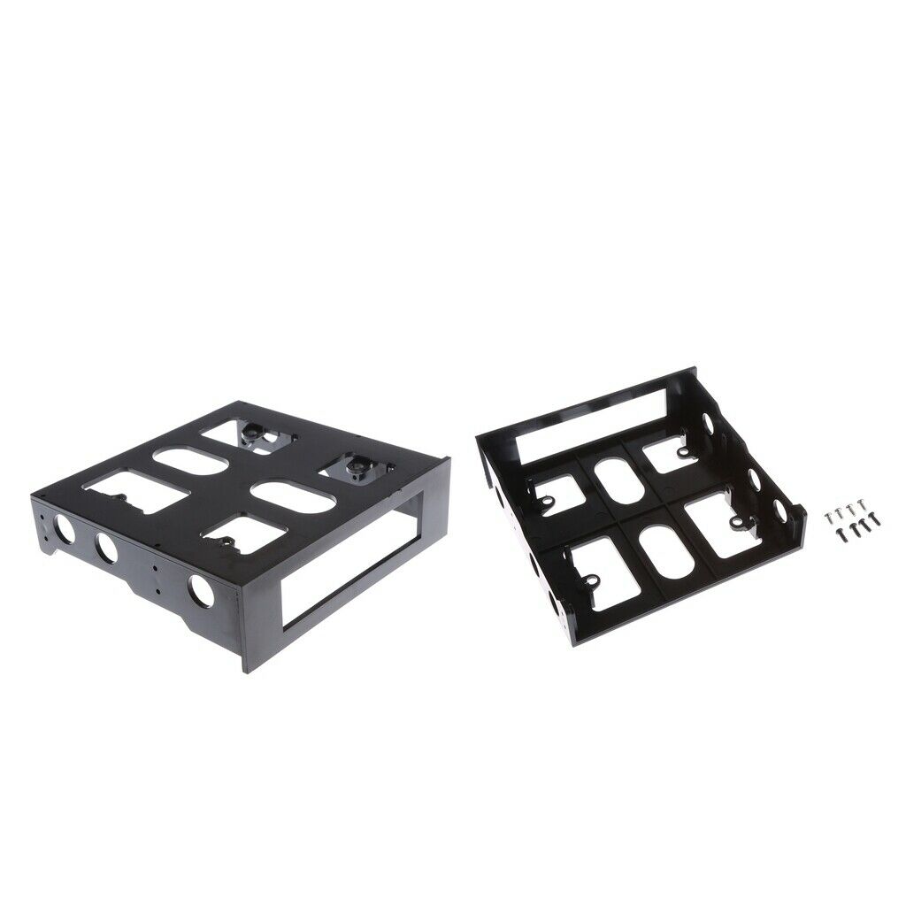 2Pcs 3.5 To 2.5 Desktop Drive Floppy Adapter Mounting Bracket Holder