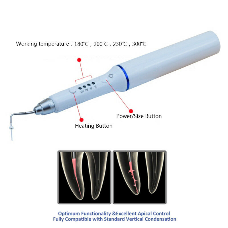 Dental Obturation System Endodontic Pen Cordless Gutta Percha with Tips CA Site