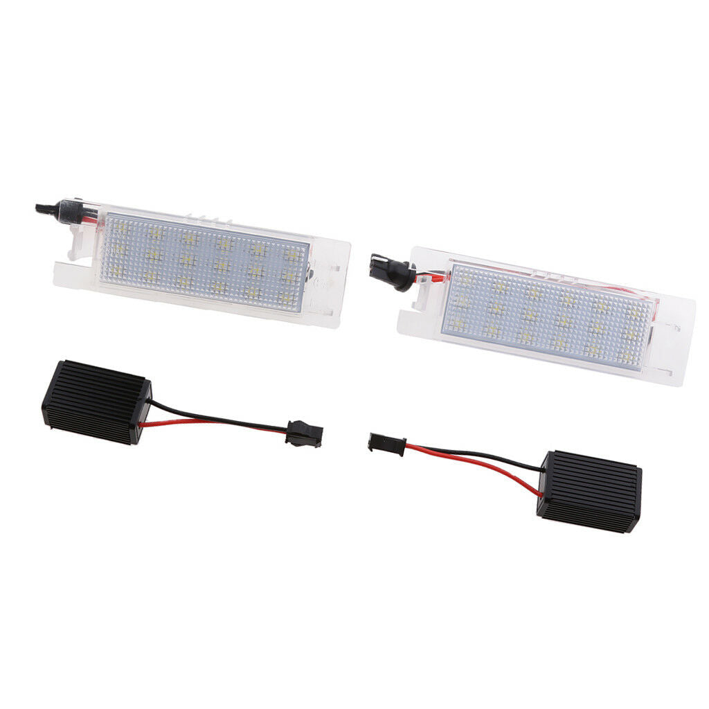 2pcs Number Plate LED Light Super Bright White for Vauxhall Opel Zafira B