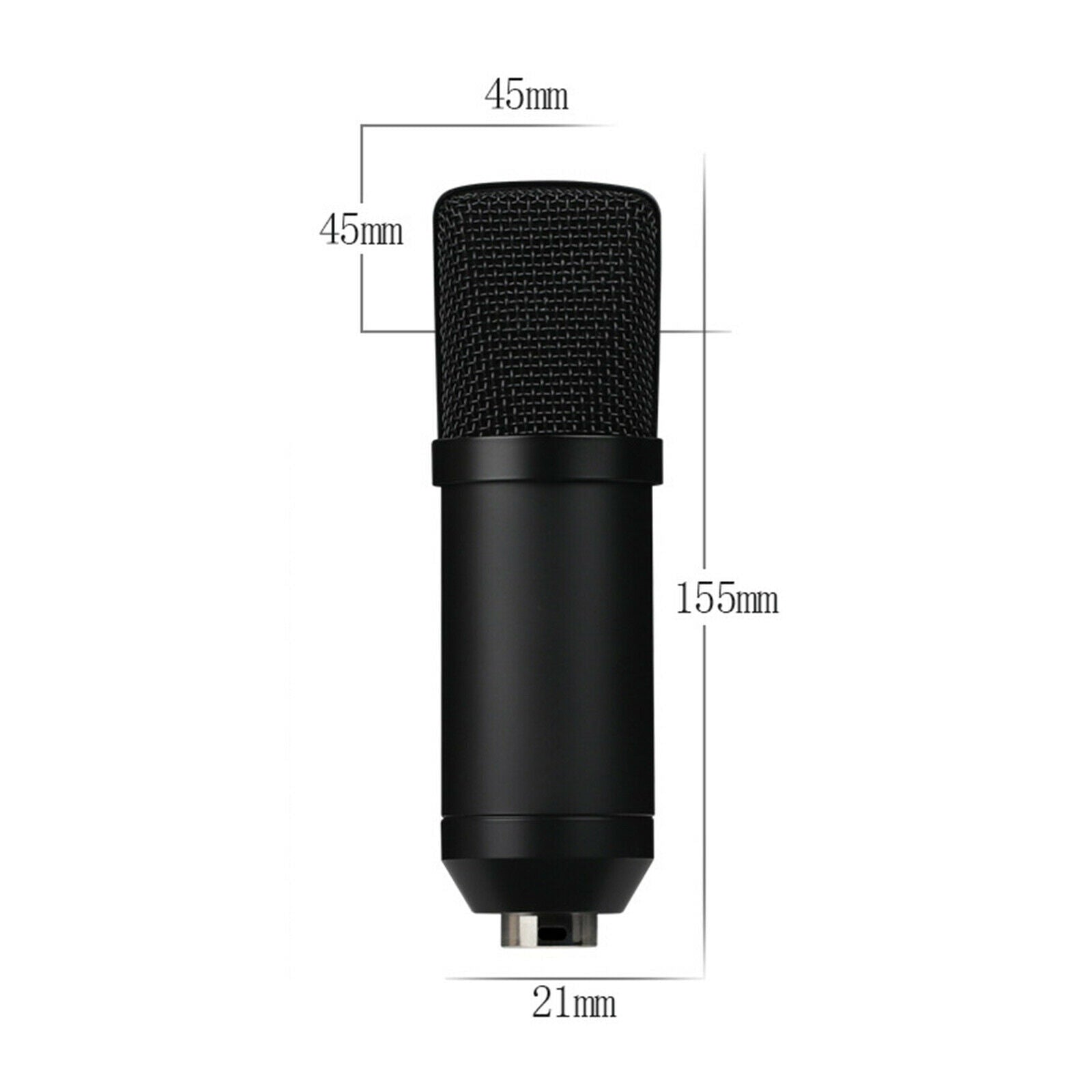 Professional USB Condenser Microphone Mic + Stand Recording Gaming Streaming