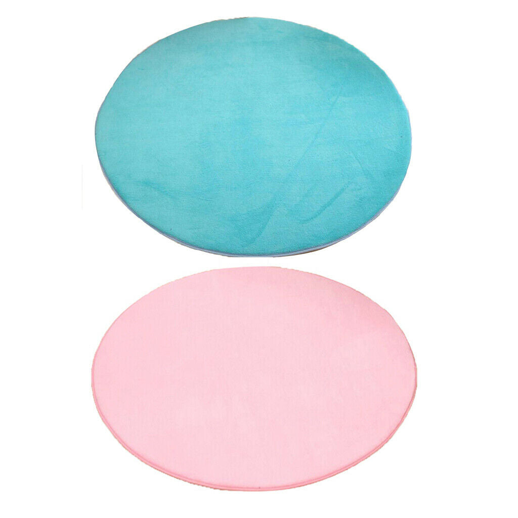 Circular Plush Crawling Tent Pad Area Rugs Diameter Bedroom Playhouse Pink