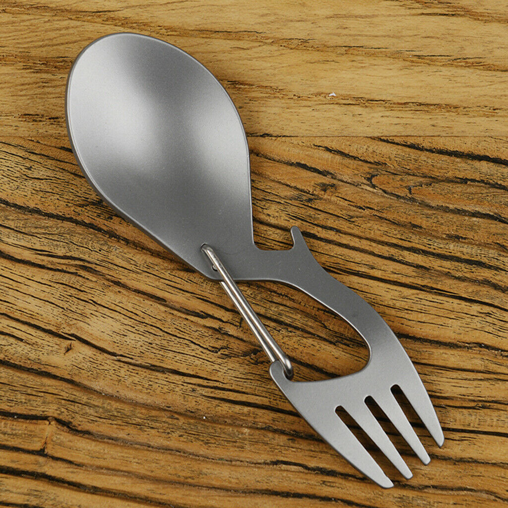 3-in-1 Multifunctional Spork Outdoor Tableware Utensil Spoon for Backpacking