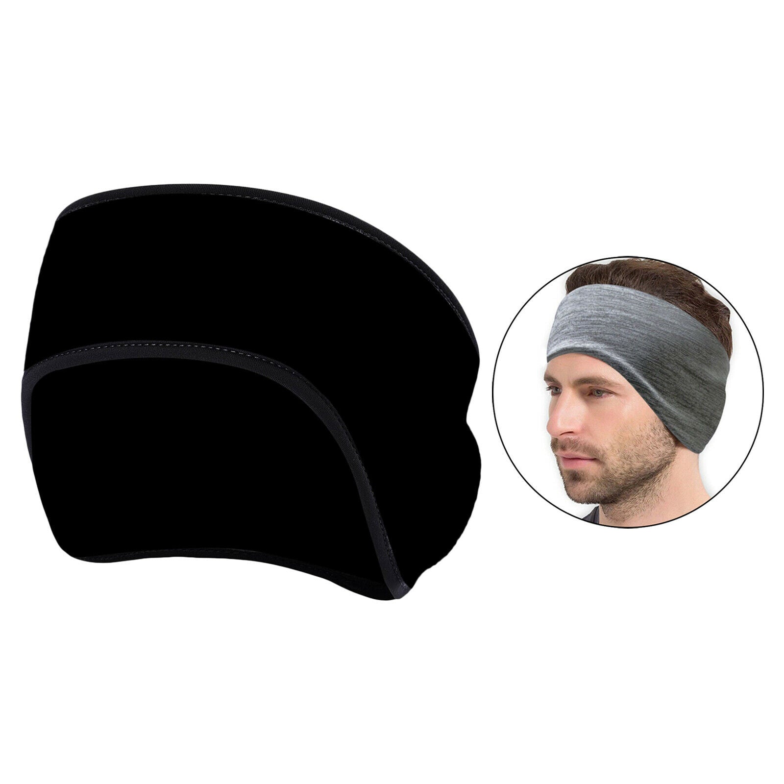 Headband Running Warm Ear Warmer Muffs Stretchy Fleece Head Bands Earmuffs