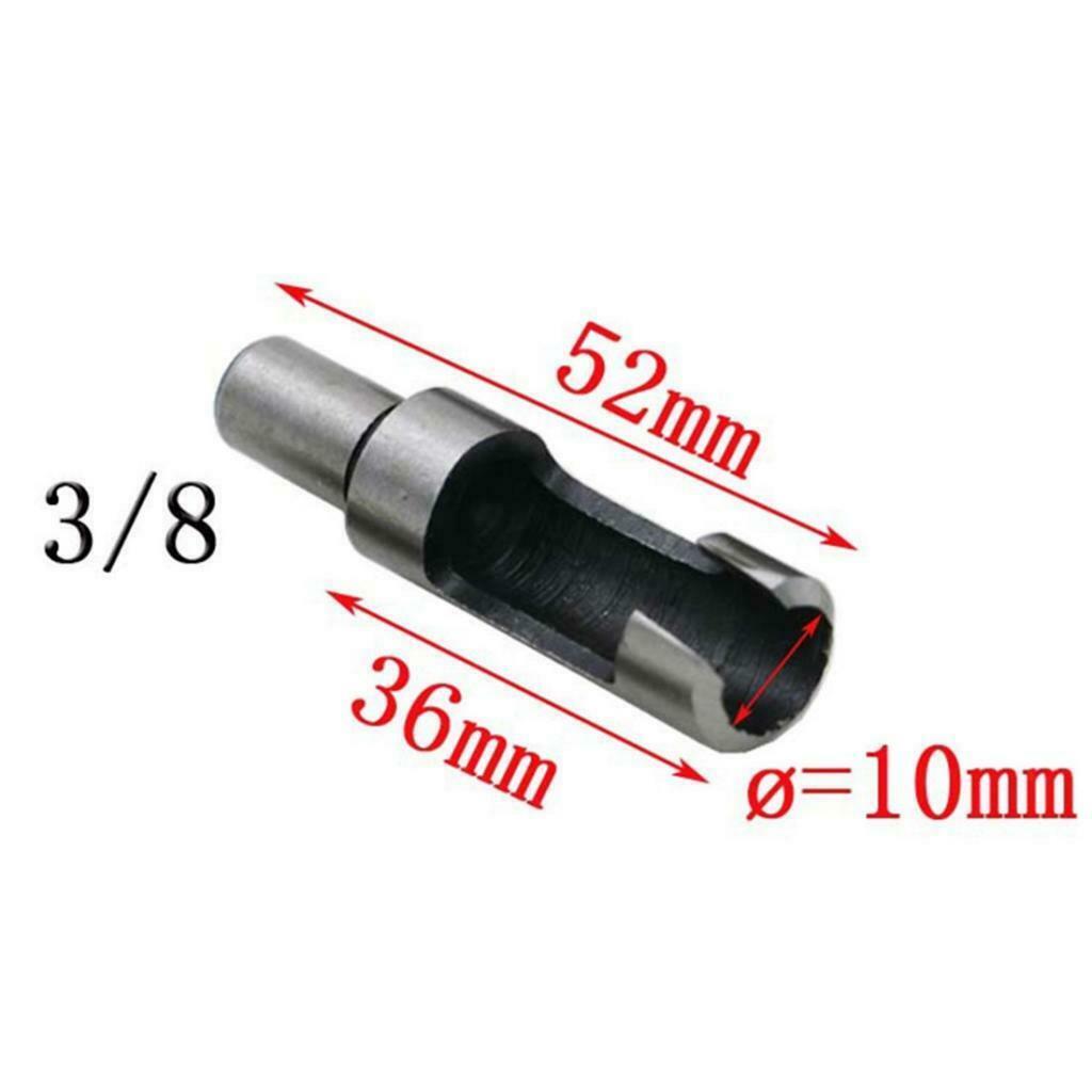8PCS Carpentry Wood Plug Cutter Straight and Tapered Claw Type Drill Bit Kit