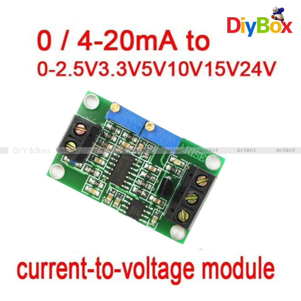 Current to Voltage Module Sensor 4-20mA to 0-2.5V Volt Transmitter