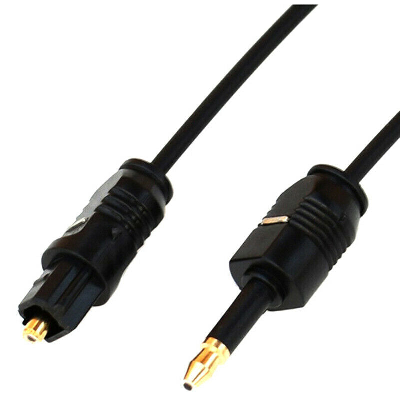 1.96Ft Toslink Male to Mini Plug 3.5mm Male Digital Optical SPDIF Audio C.l8