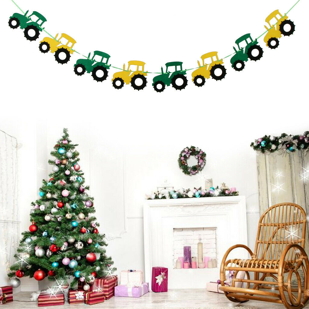 3.2yd Colorful Truck Banner Bunting Banner Wedding Banner Garden Decor