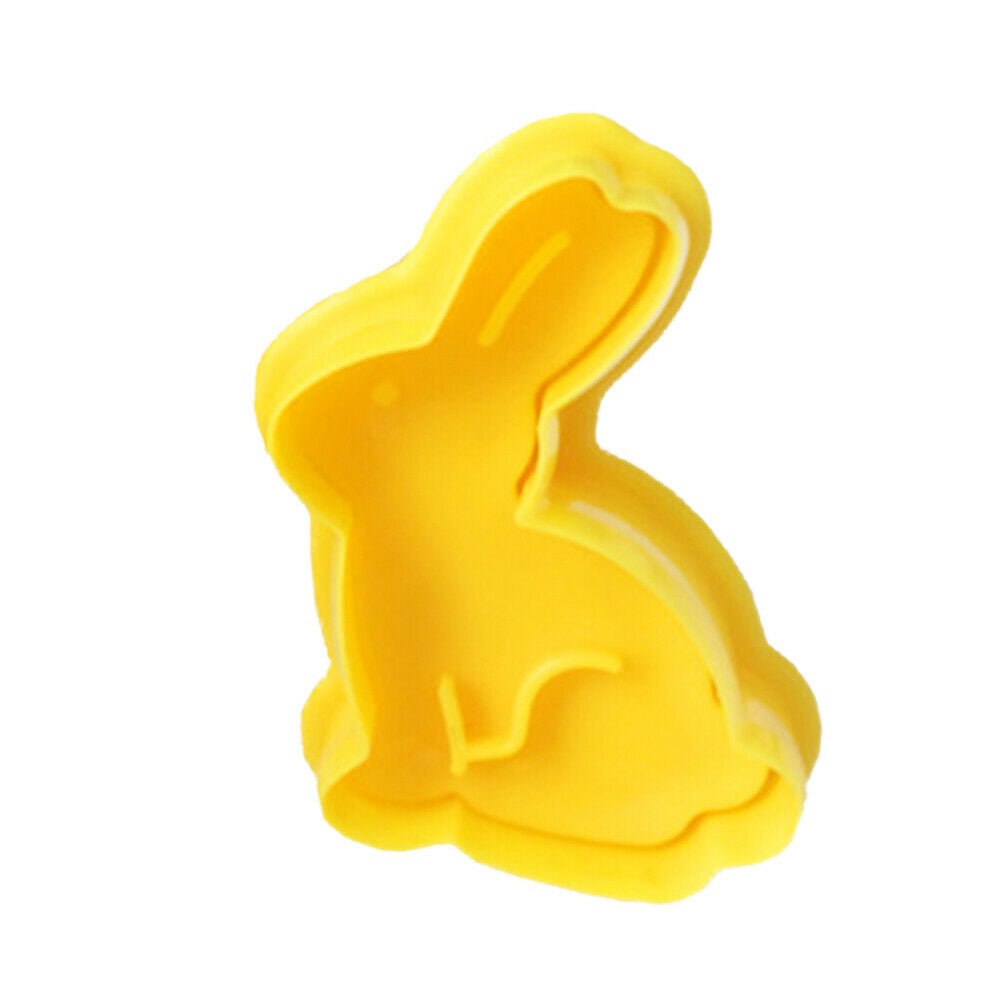 4Pcs Cute Easter Eggs Bunny Cartoon Cake Mold Fondant Cookie Cutter Set