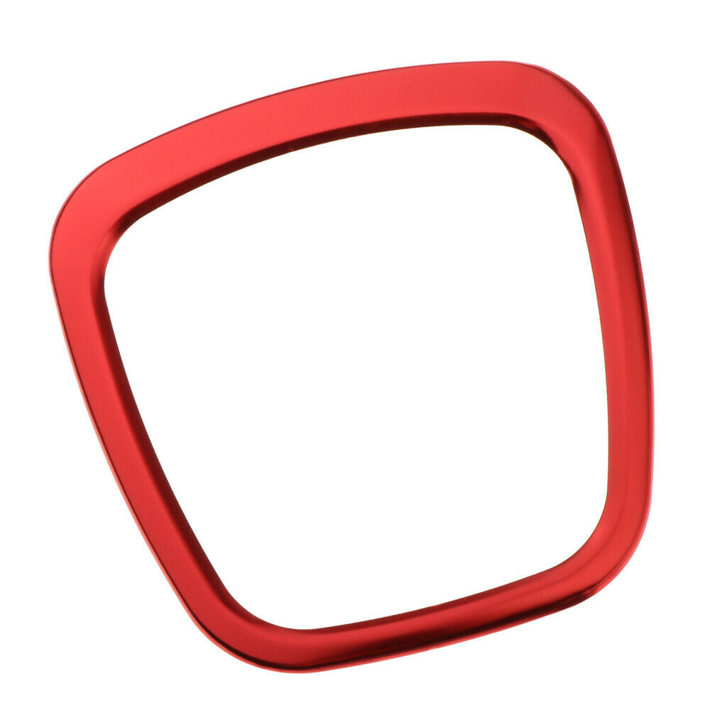 Aluminum Car Steering Wheel Center Badge Trim for AUDI A1 A3 A4L Q5 Q7 Red