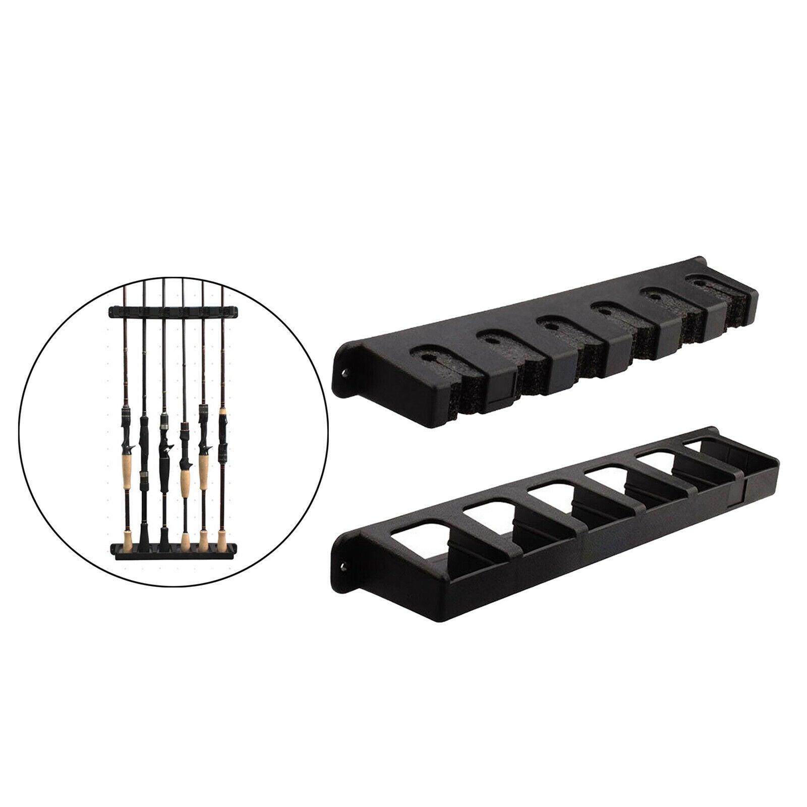 6-pin horizontal boat rod holder Vertical fishing holder