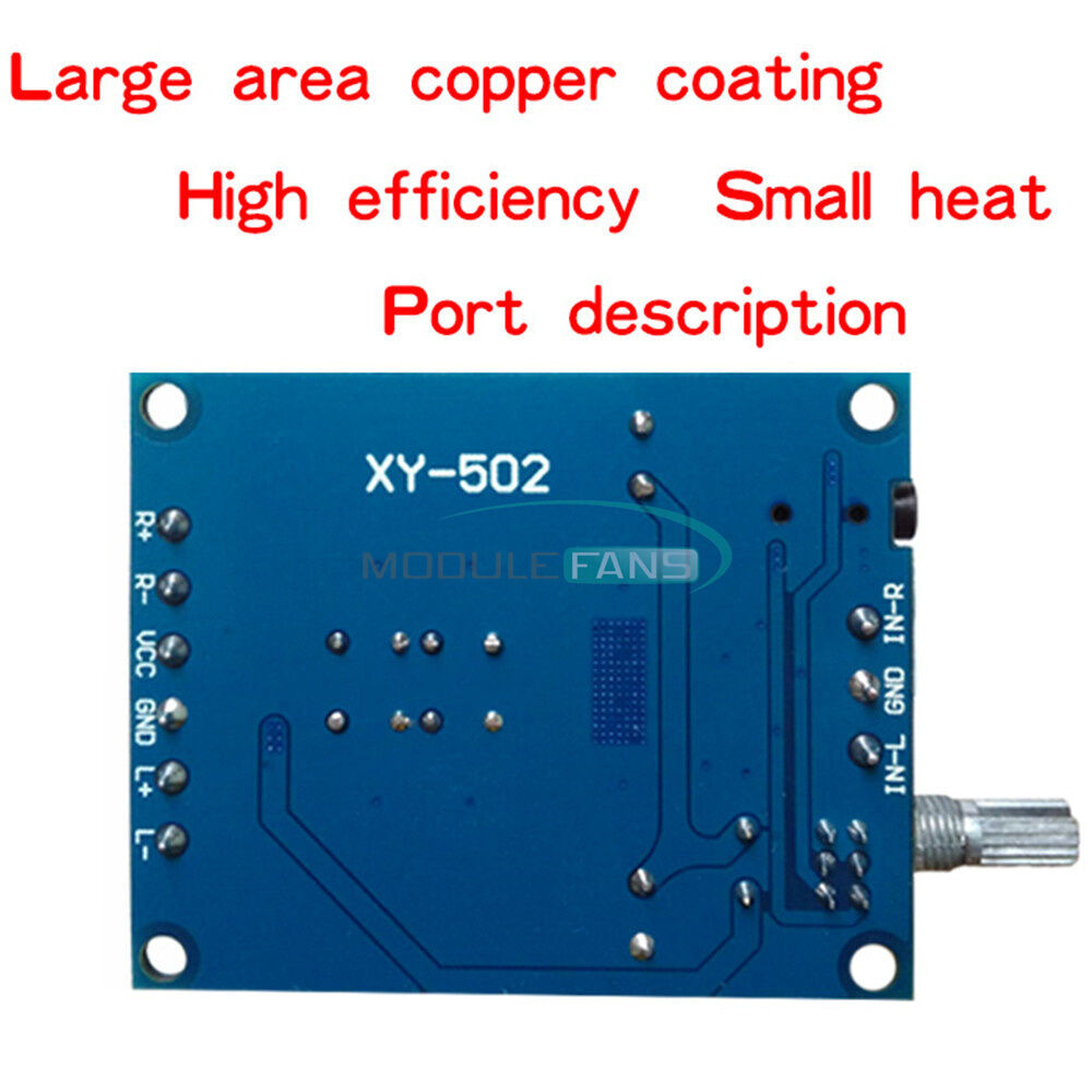 DC4.5-27V TPA3116 D2 50W+50W 50Wx2 Dual Channel Power Amplifier Board Stereo