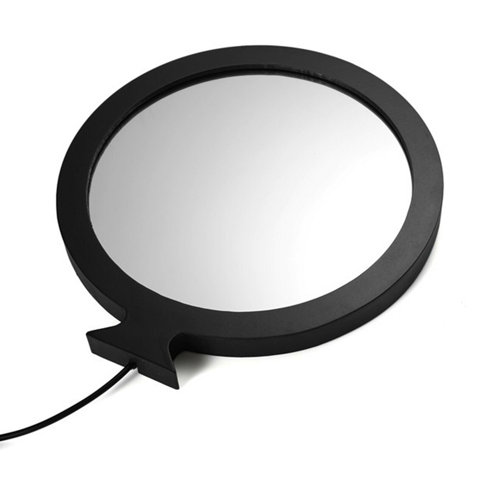 Round USB Makeup Mirror Wall Art Bathroom Bedroom Decor Mirror Decor Gifts