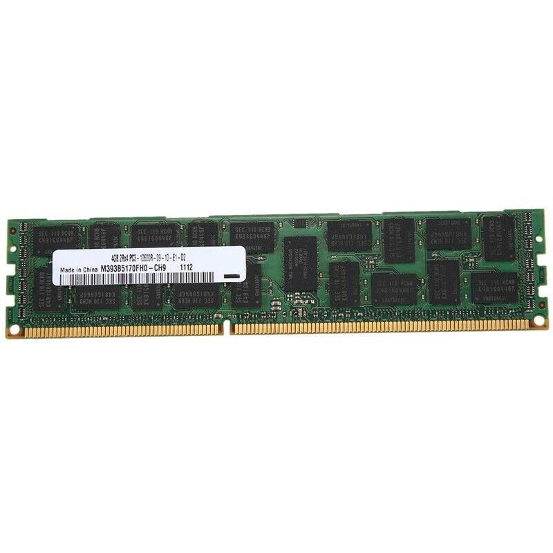 4GB DDR3 Memory RAM 2Rx4 PC3-10600R 1333MHz 1.5V REG ECC 240-Pin Server RAM foR9