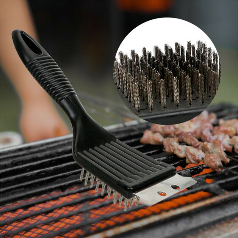 Wire Bristles Cleaning Brushes Barbecue Grill Brush Outdoor BBQ Cleaning .l8