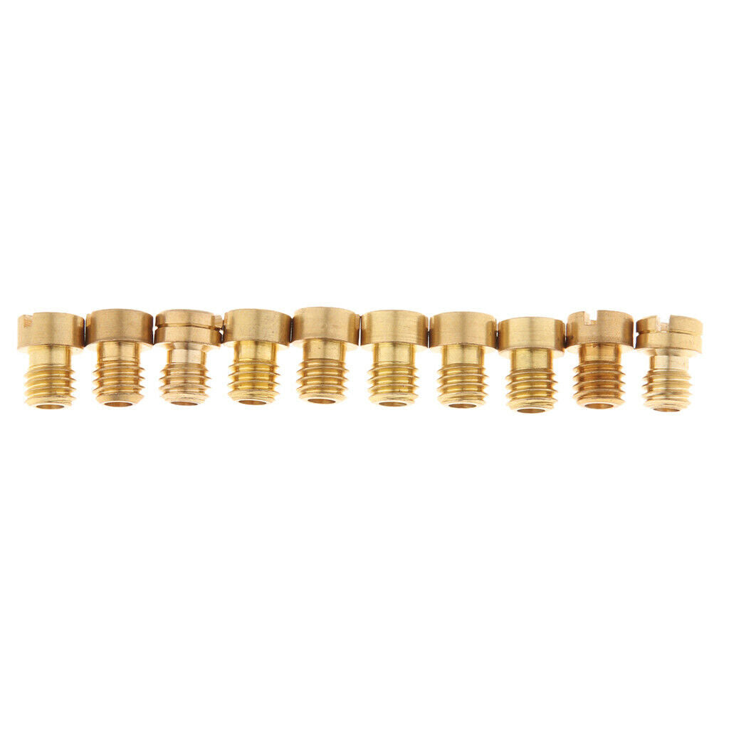 10x M5x8mm Carburetor Main Jet Kit Part For  PWK OKO KOSO 125-140