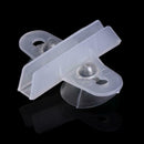 5pcs Aquarium Fish Tank Divider Suction Cup Divider Plastic Sheet Holder Set New