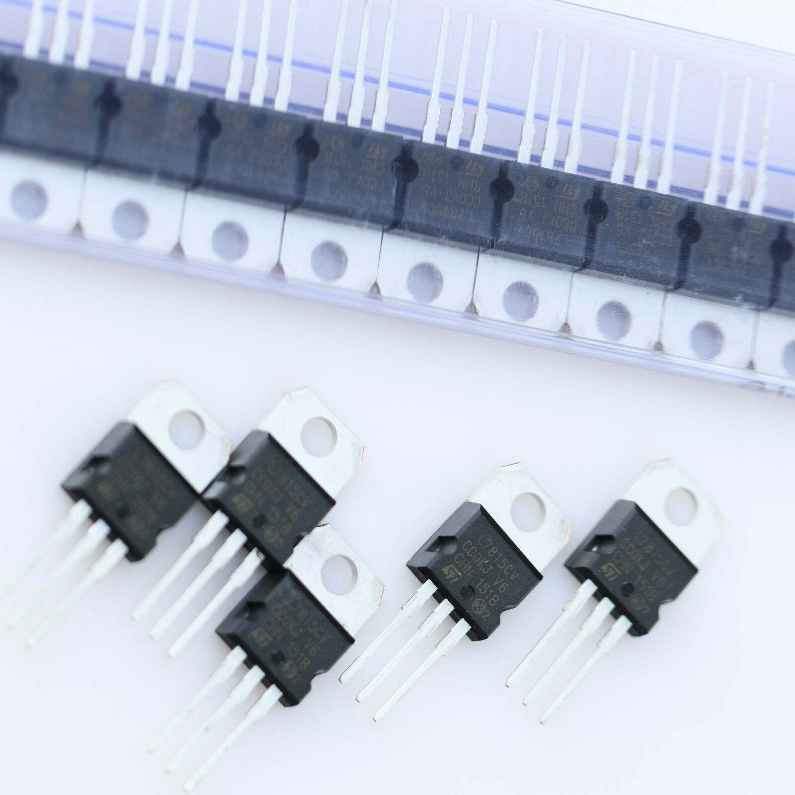 5pcs L7815CV L7815 LM7815 ST TO-220 Voltage Regulator 15V 1.5A DC OUTPUT