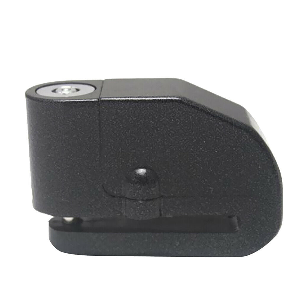 Anti Theft Disc Lock Alarm Keys Security for Motorcycle Eectric Bike Black