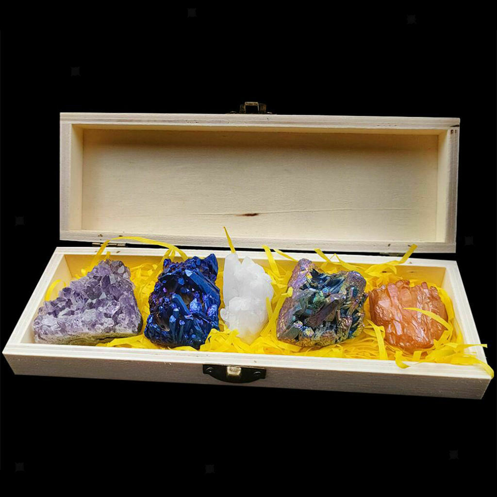 Natural Crystal Stones Heal Stone Fountain Rocks Wire Wrapping Lapis Iazuli