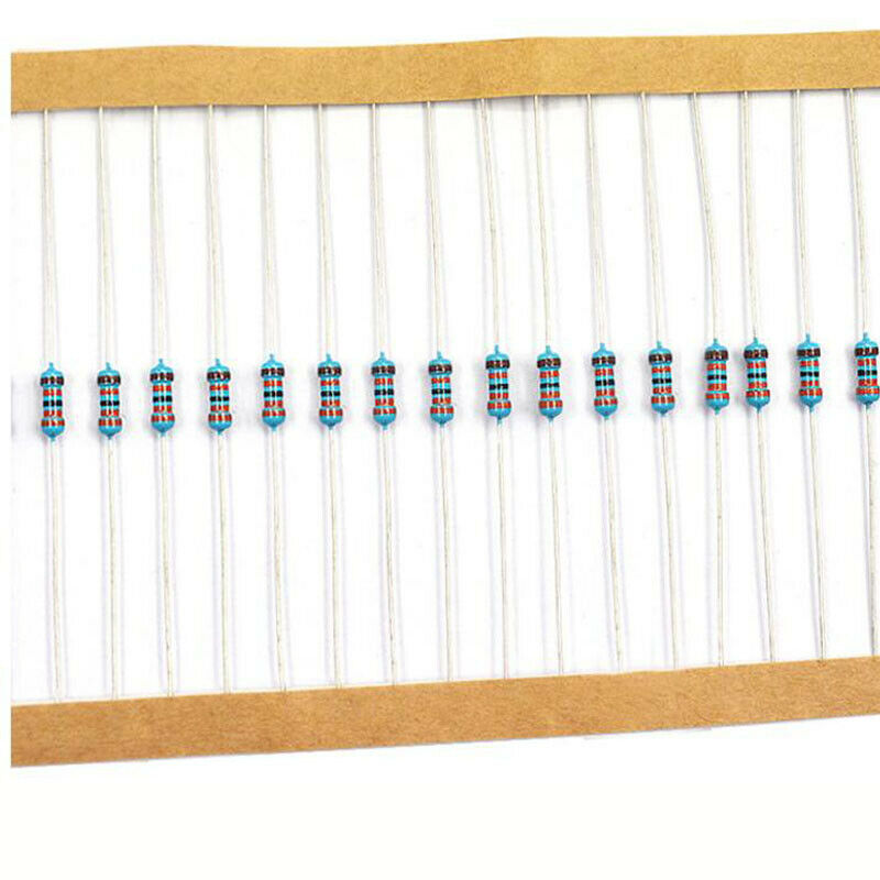 1500pc 1% 1/6W Watt Metal Film Resistor Resistance 1R to 1M Ohm/Ω 30 Assorts Kit