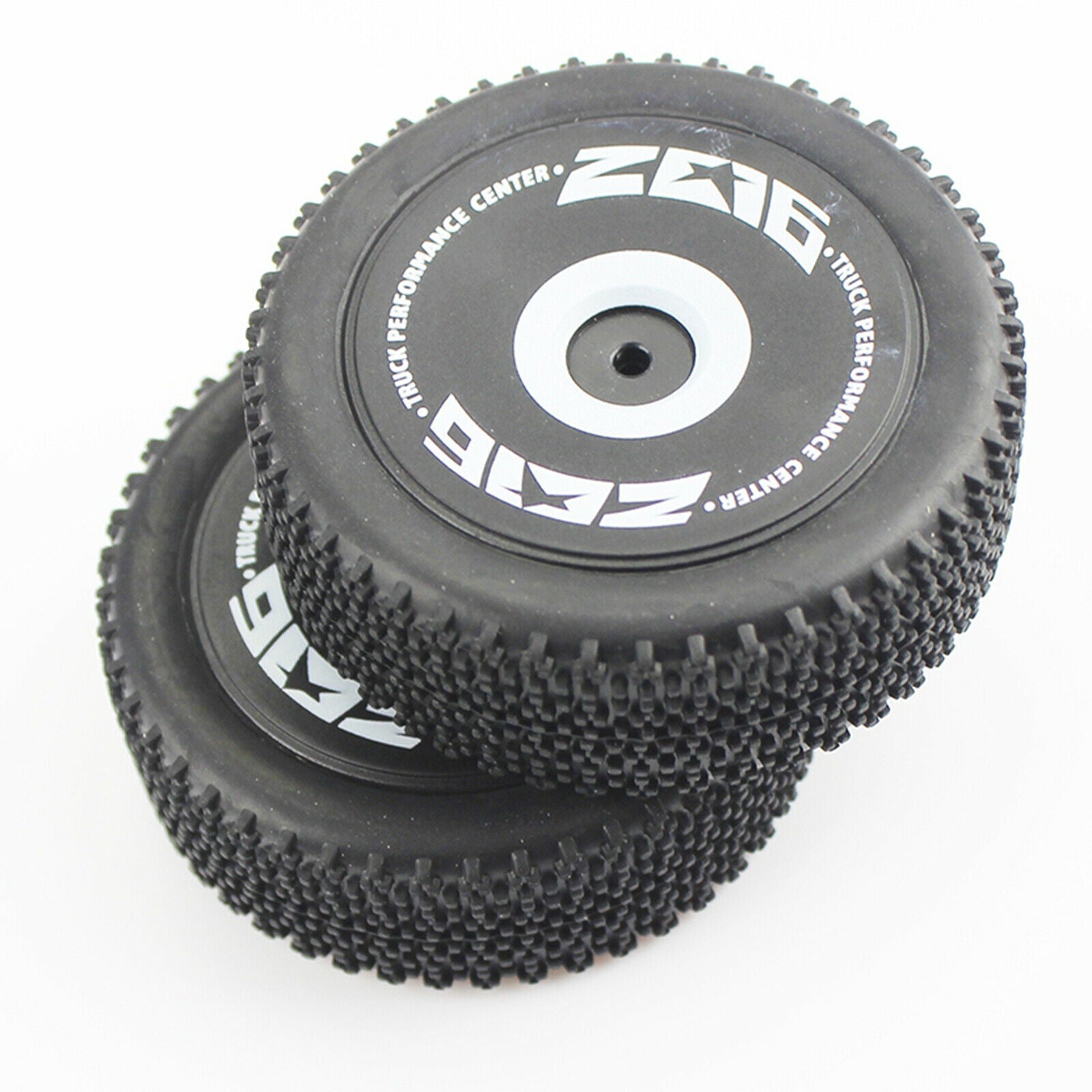 4PCS RC Car Rubber Front and Rear Wheel Rim Tires Bolt Screw Sleeve Accessories
