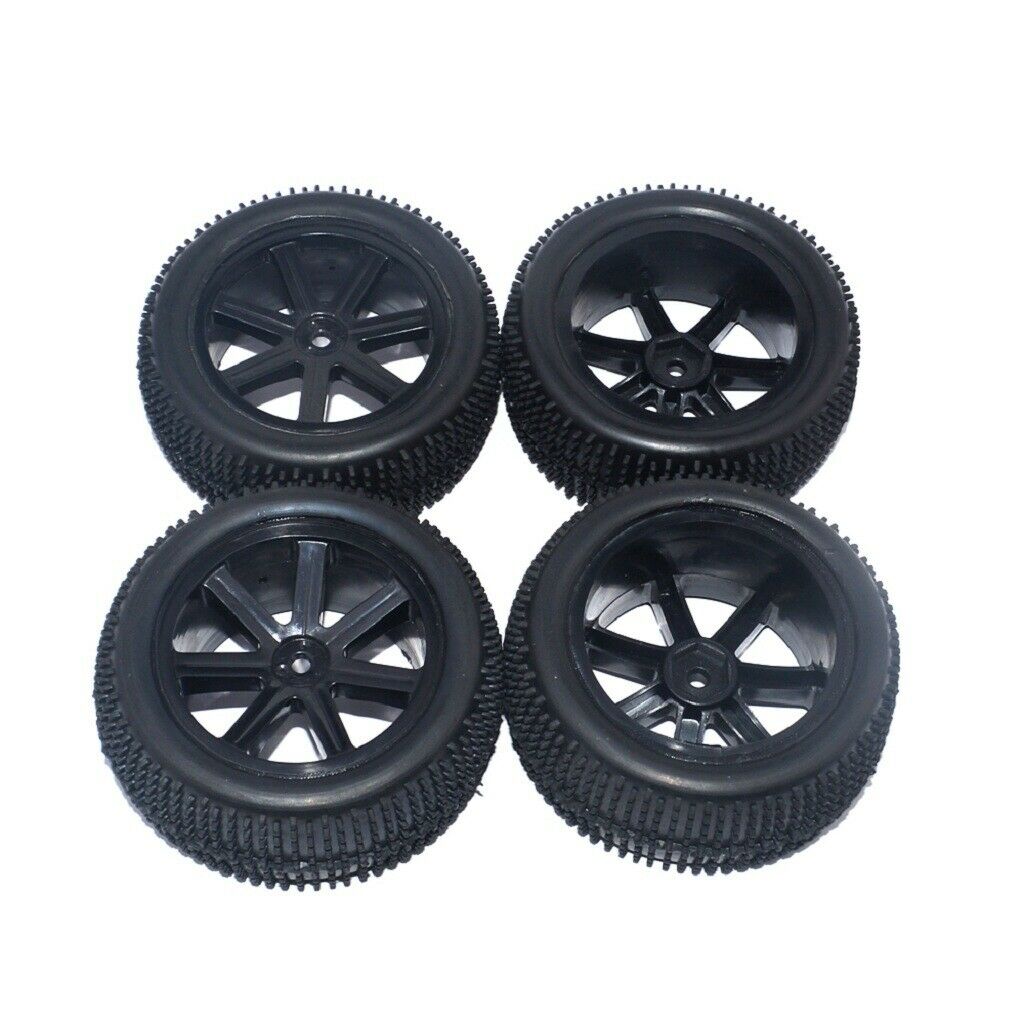 RC Car 1/10 Scale  Buggy Car Wheel Rims & Rubber for HSP Kyosho HPI