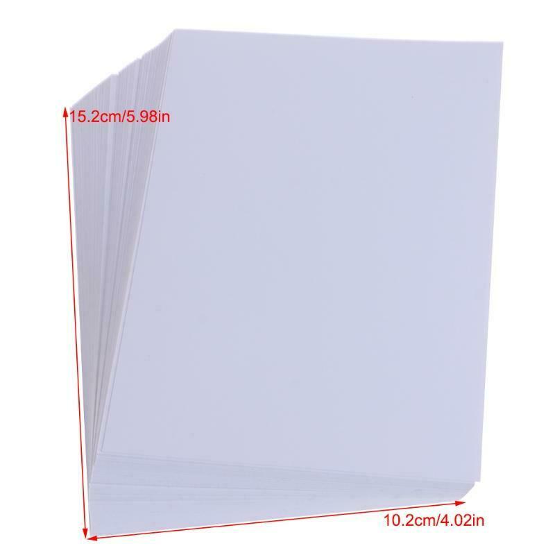 100 Sheets Glossy 4R 4"x6" Photo Paper 200gsm High Quality For Inkjet Printers