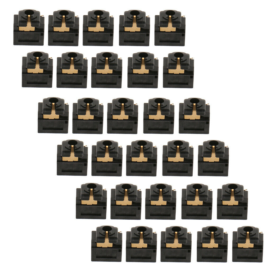 30Pcs 3.5mm Headset Jack Audio Port Connectors for   One Game Controller