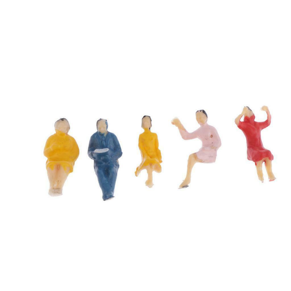 50pcs People Passengers Plastic Models for Landscape