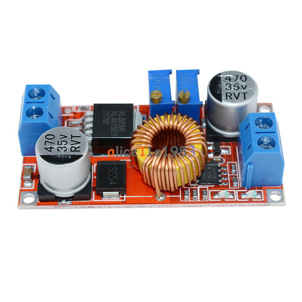 2PCS Lithium Charger Step down 5A 5V-32V to 0.8V-30V Power Supply Module 5A