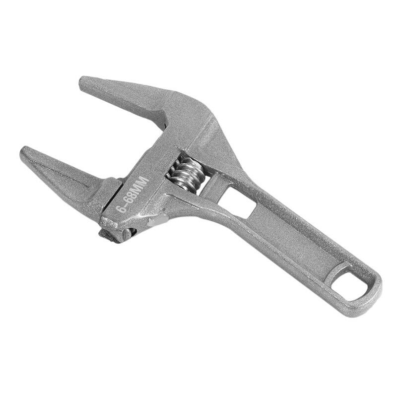 16-68mm Mini Adjustable Spanner Wrench Short Shank Large Openings Ultra-Thin AJ8
