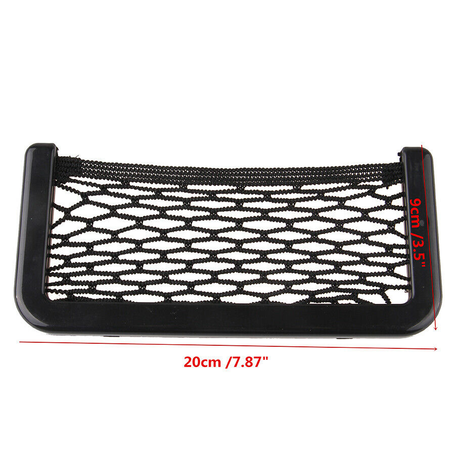 Car Net Bag Elastic Side Door Storage Pocket Phone Holder Organizer Big Size