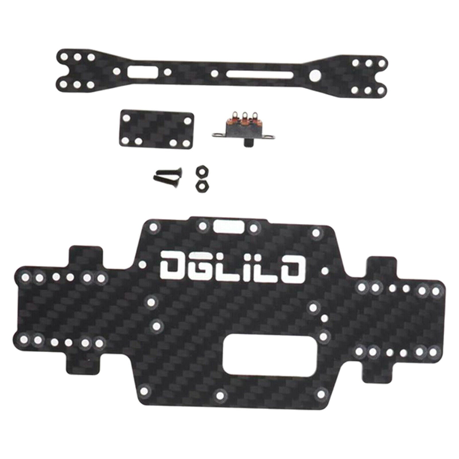 RC Car Chassis Bottom Plate for Wltoys K969 K989 P929 1/28 Truck Replacement