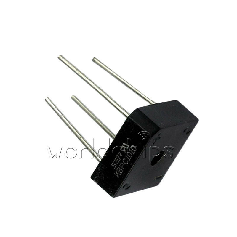 10PCS 10A 1000V Metal Case Bridge Rectifier SEP KBPC1010