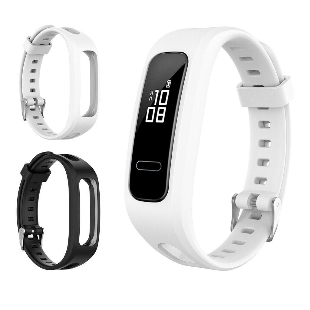 Set of 2, Silicone Strap Bands Replacement for Huawei 4e 3e Smart Watch
