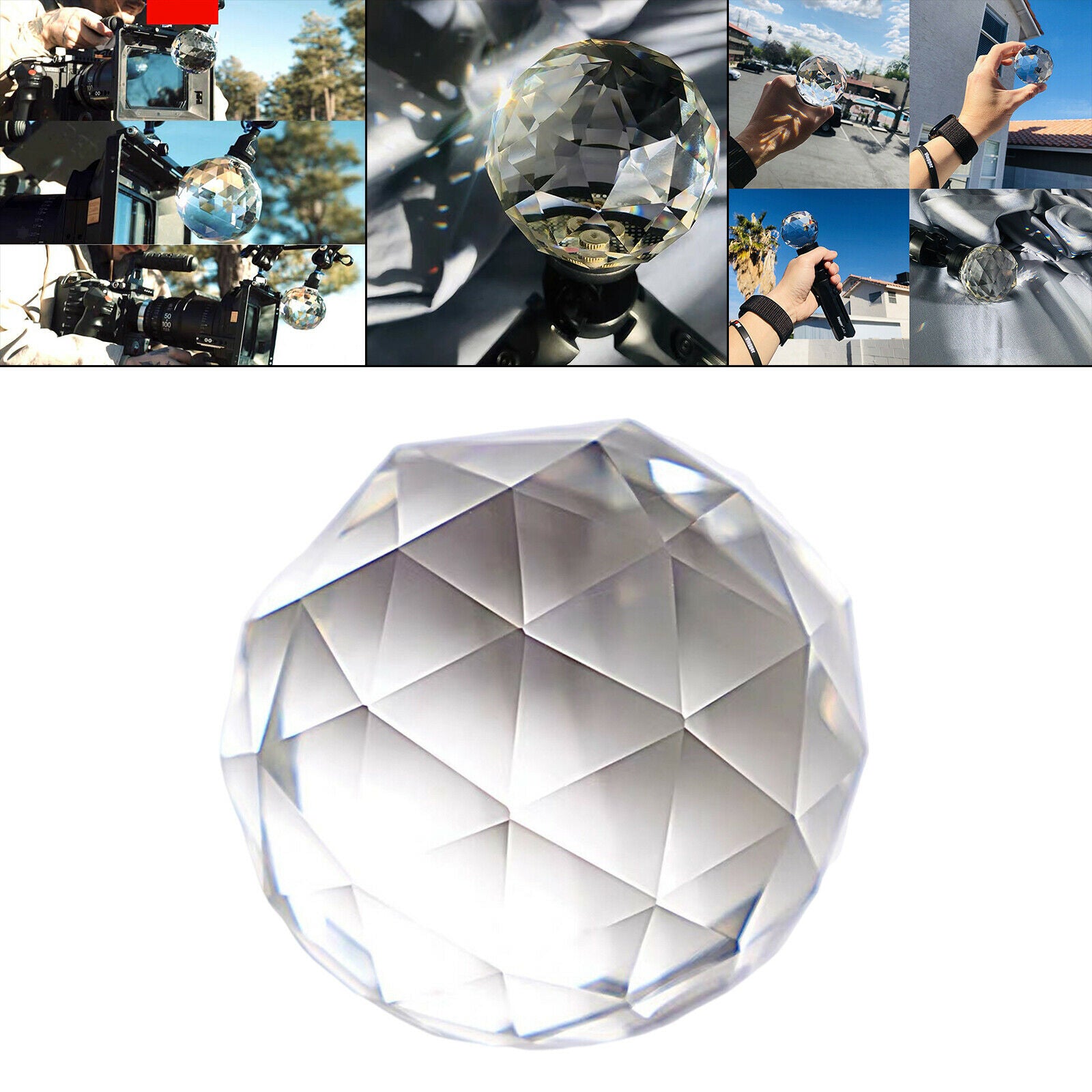 60mm clear photography crystal ball prism Variable photography accessories