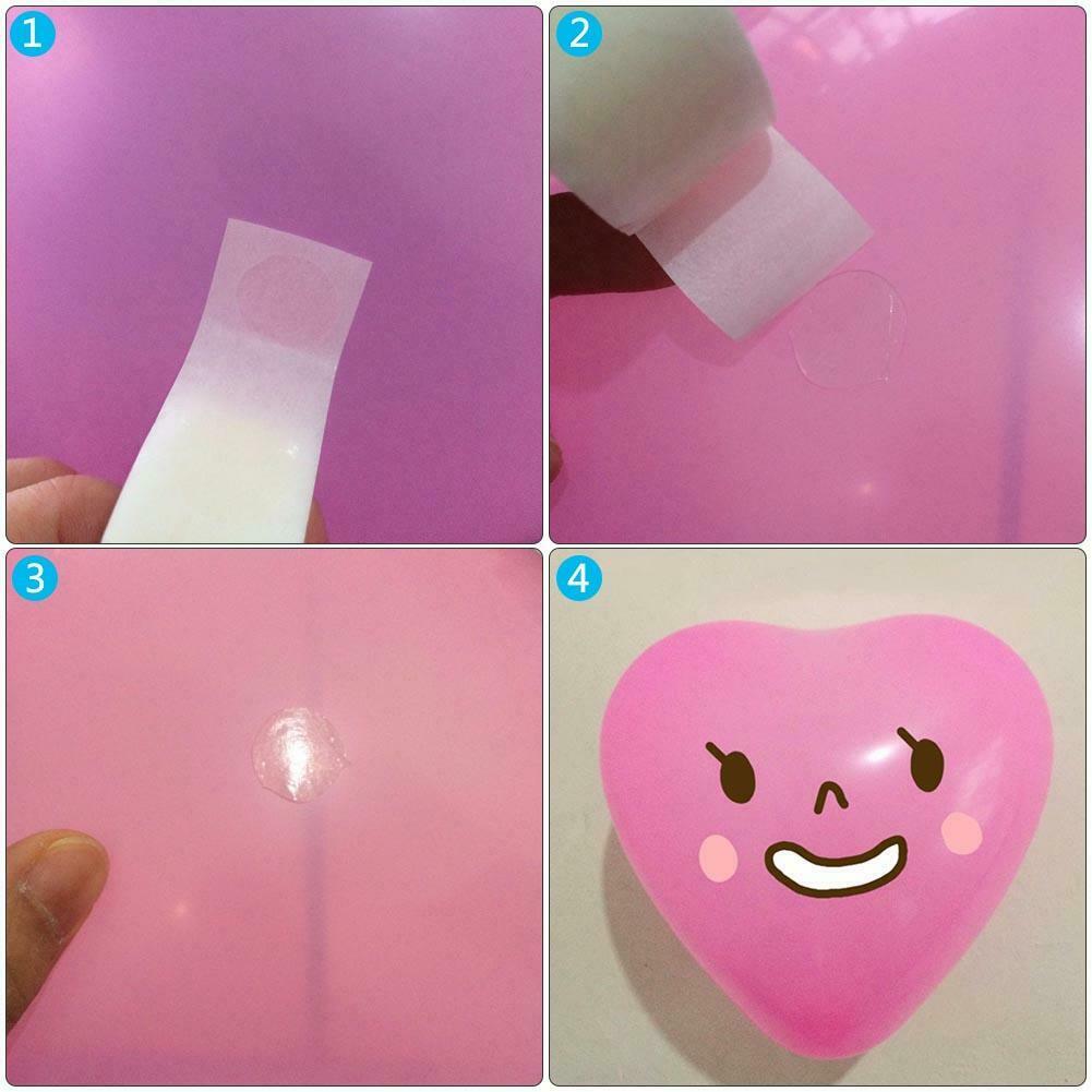 100 Point Transparent Double-side Balloon Attachment Glue Dot Wedding Decor @