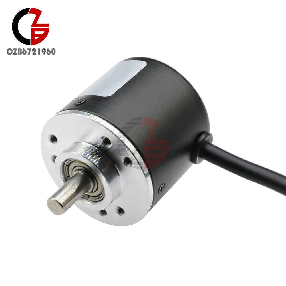 360P/R Incremental Rotary Encoder AB Phase Encoder 6mm Shaft With Coupling