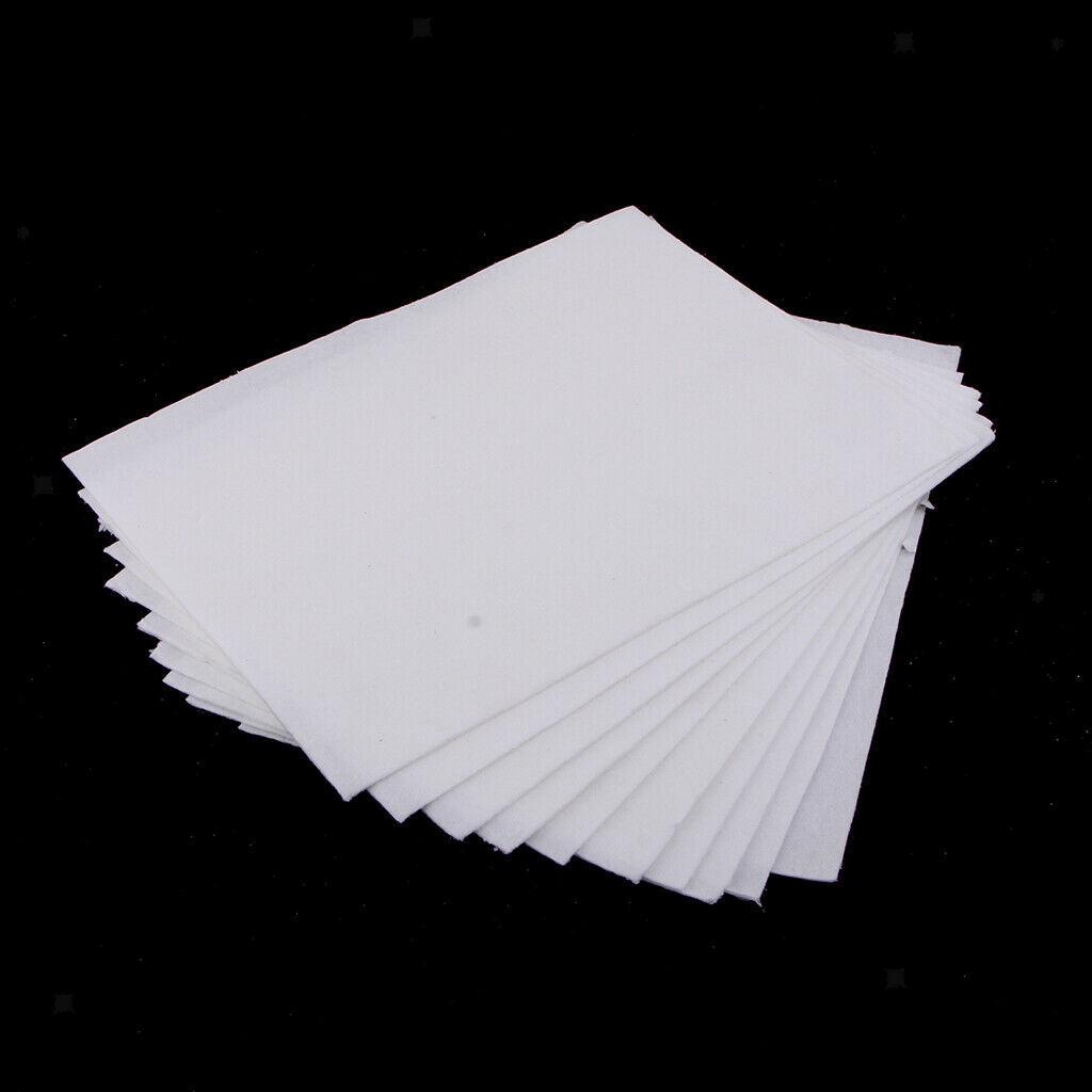 10 Sheets Ceramic Fiber Insulation Papers Square Microwave Kiln Papers Fusing