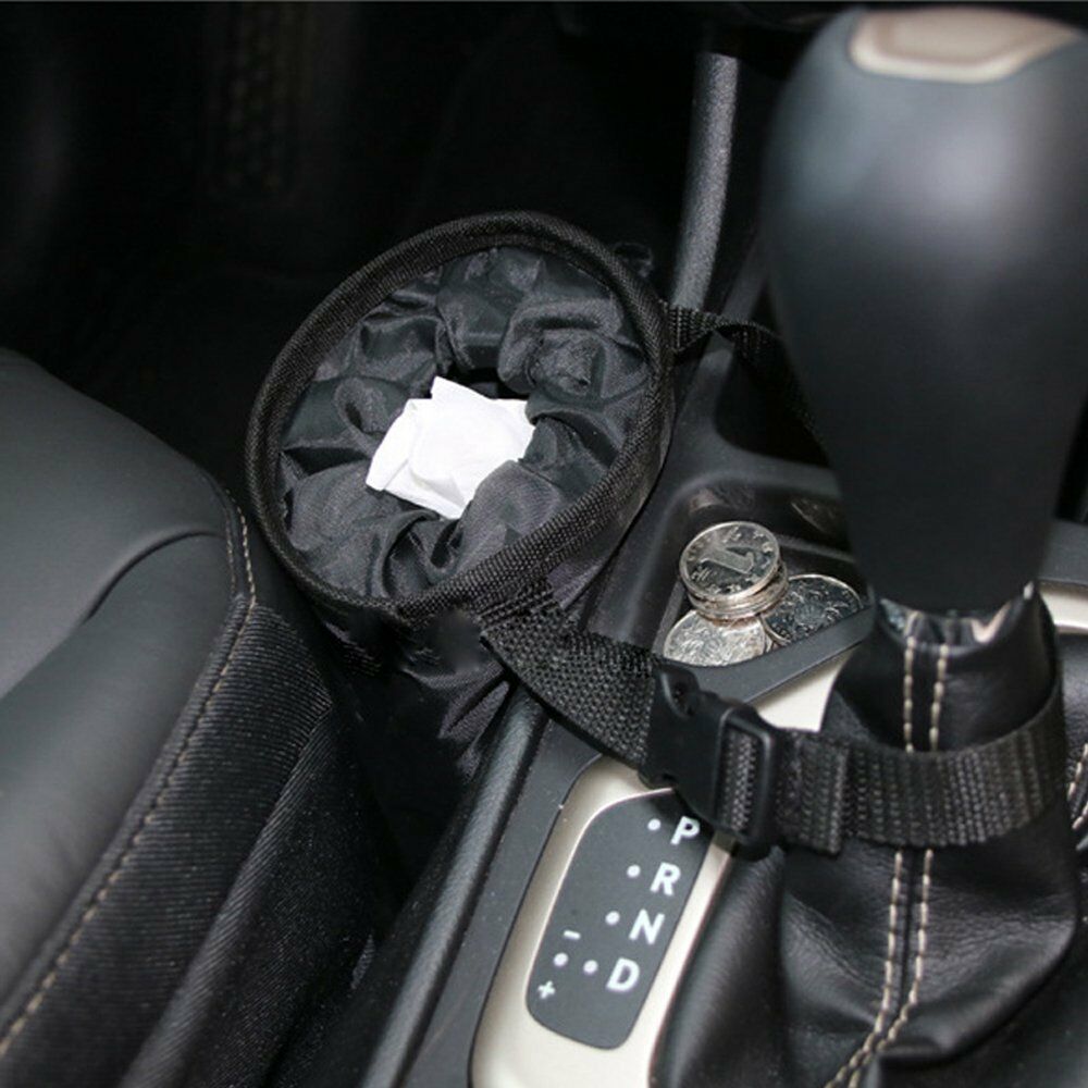 2x Trash Bags Car Trash Can Washable Leakproof Seatback Hanging Car Garbage Bags