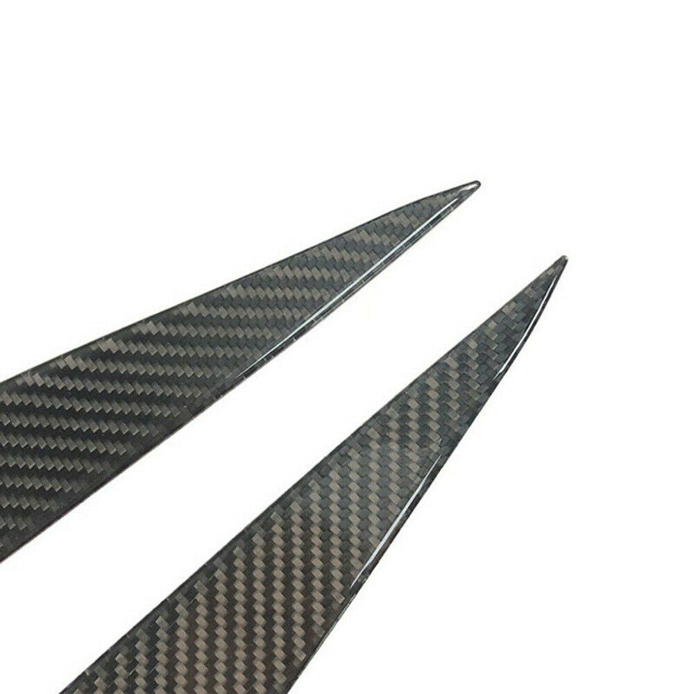Carbon Fiber Eyelid Cover Trim Headlight for BMW F10 5 2013-2018 Car Styling