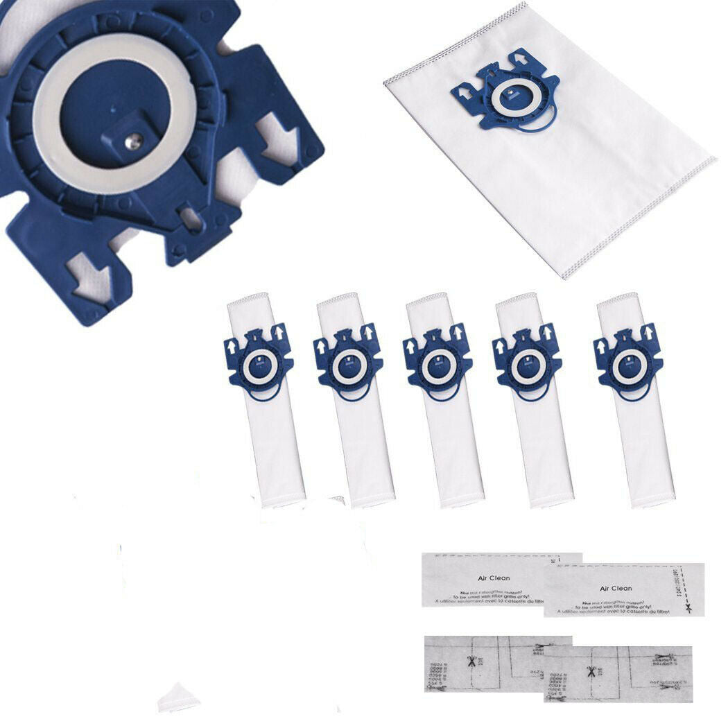 5pcs Vacuum Dustbags Bags + Filters For Miele G&N GN C3 C1 C2 S2000 S5000 S8000