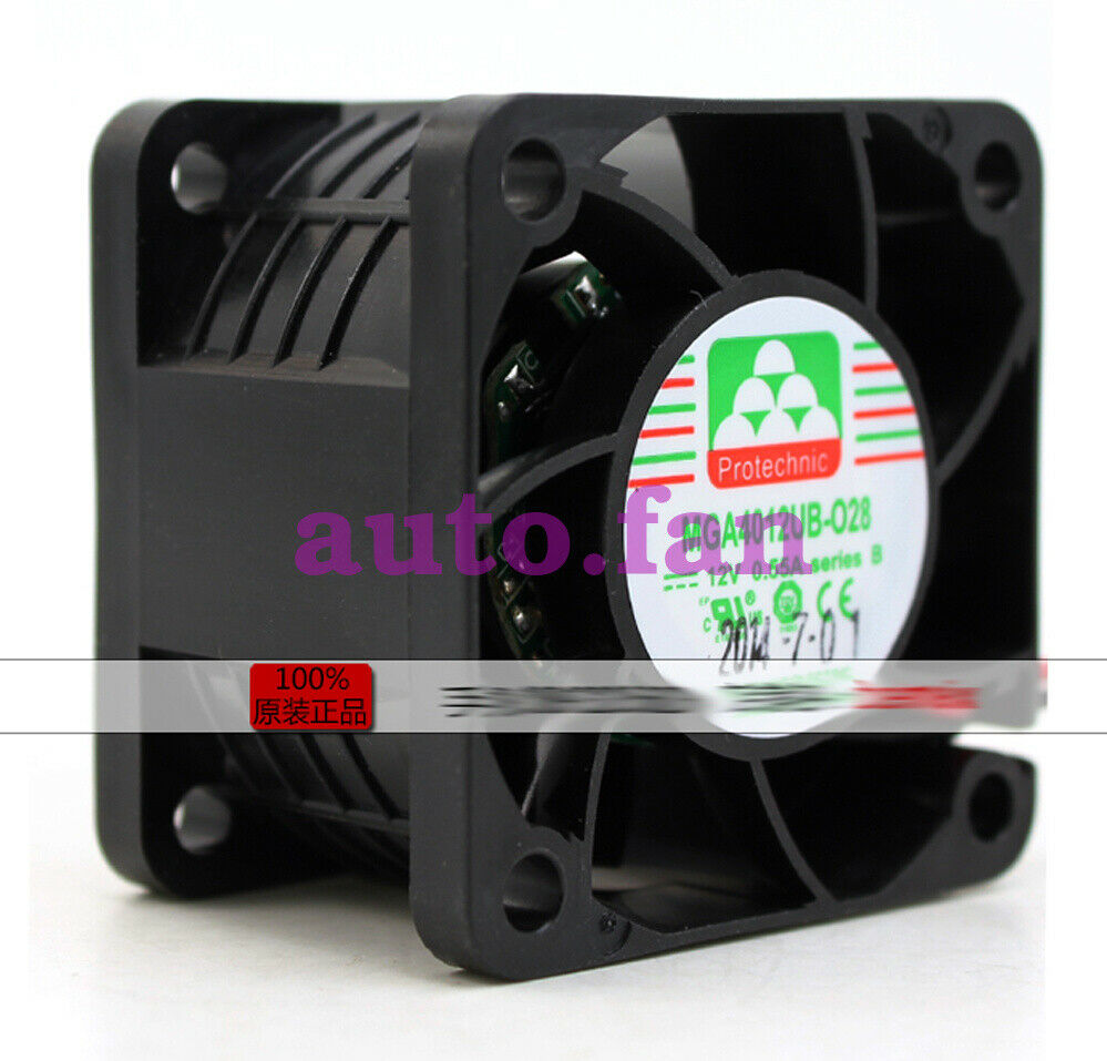 1pc Protechnic MGA4012UB-O28 12V 0.55A Server Cooling Fan 40*28mm